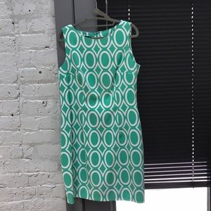 Alyx Green and White Dress